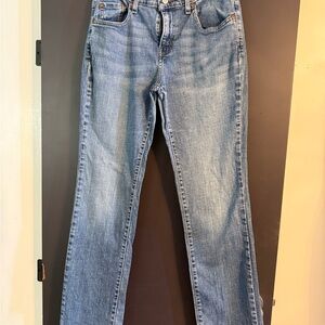 Levi's Blue Straight Leg Jeans for Women